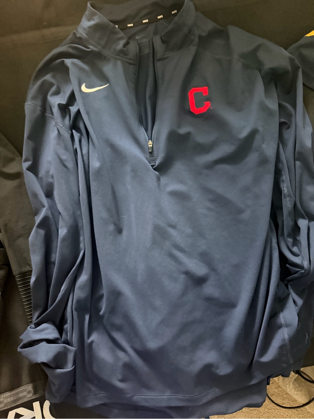 Cleveland Guardians Nike Dri-FIT Quarter Zip Pullover XL